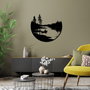Wallity Accesorio Decorativo de Pared de Metal Negro